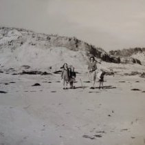 Horseneck Beach After Hurricane 1954 Edmee Josephine, Amy, Linda And Stephe