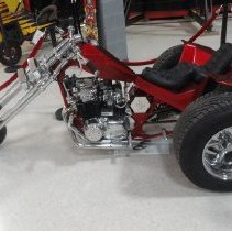 1976 Corbin Gentry Honda 750 cc Custom Trike