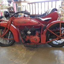 1927 Indian Scout with Flixible sidecar