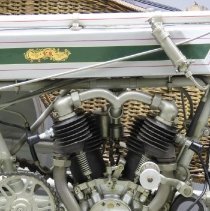 1909 Vindec Special with sidecar