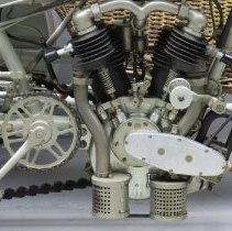 1909 Vindec Special with sidecar