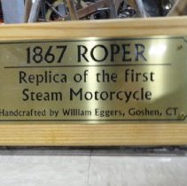 1867 Roper Steam Velocipede