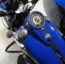 1947 Harley-Davidson Model FL with sidecar