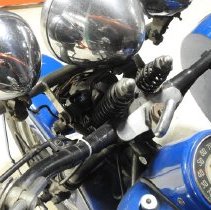 1947 Harley-Davidson Model FL with sidecar