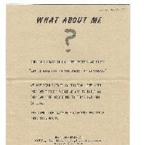 What About Me? God Only Loans You A Life-Pattern At First