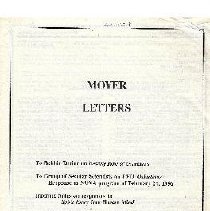 Moyer Letters