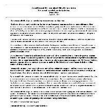 Annual Report of the International Fellowship Committee to the General Council of Urantia Brotherhood