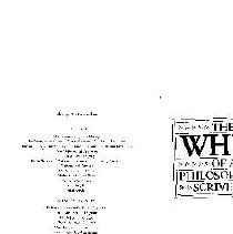 Whys of a Philosophical Scrivener