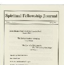 Spiritual Fellowship Journal