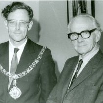 A-2-8   William Fennell with the Mayor of Conway, Wales