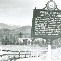 WHITE MT. SCHOOL OF ART HISTORIC MARKER