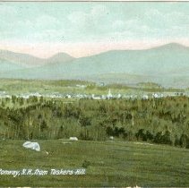 VIEW OF CONWAY, NH, FROM TASKER HILL