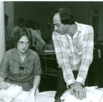 Carol Edmunds and Dr. Rabideau