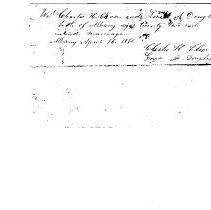 Charles Chase to Lizzy Douglas Dated 16 June 1860