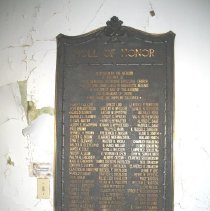 Joyce WWI plaque