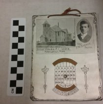 calendar, perpetual, Hobart Memorial M. E. Church