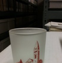 votive candle holder, "Historic Wesley Church 1892, 1992, 2092"