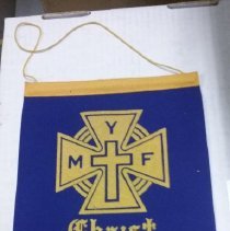 banner, YMF banner, "Christ Above All"