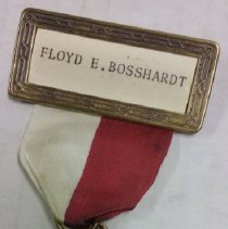Badges of Rev. Floyd Bosshardt