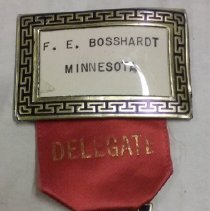 Badges of Rev. Floyd Bosshardt