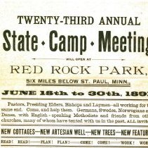 Red Rock Campmeeting records