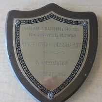 plaque, LKAG Floyd Bosshardt