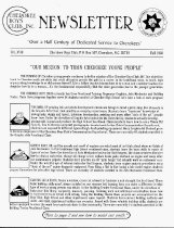 Cherokee Boys Club Newsletter.