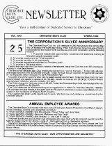 Cherokee Boys Club Newsletter.