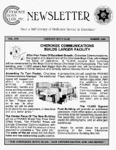 Cherokee Boys Club Newsletter.