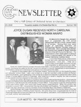 Cherokee Boys Club Newsletter.