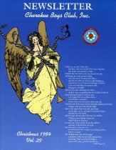 Cherokee Boys Club Newsletter.