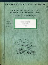 Department of the Interior/Bureau of Indian Affairs/Branch of Land Operations/Narrative Highlights