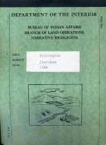 Department of the Interior/Bureau of Indian Affairs/Branch of Land Operations/Narrative Highlights