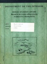 Department of the Interior/Bureau of Indian Affairs/Branch of Land Operations/Narrative Highlights