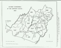 1820 District Boundaries Of The Cherokee Nation
