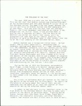 The Prologue of the Past