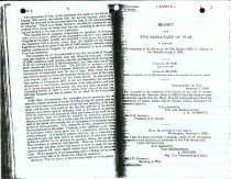 25th Congress, 2nd Session, Senate, Report From the Secretary of War