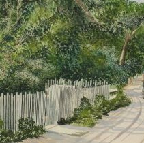 Village Lane, Ocracoke by Charles McNeill