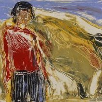 Girl Red Top by Maude Gatewood