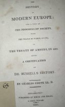 The history of Europe, from the treaty of Amiens, in 1802, to the pacification of Paris, in 1815.