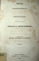 Memoir, correspondence, and miscellanies, from the papers of Thomas Jefferson. Ed. by Thomas Jefferson Randolph ...