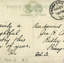 Millpond Plantation - Post Card - 04-29-1910 02 - 2002.48.1