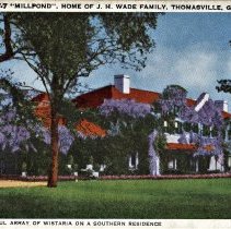 "Millpond," Home of J.H. Wade Family, Thomasville, Ga.
