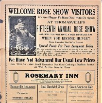 Welcome Rose Show Visitors