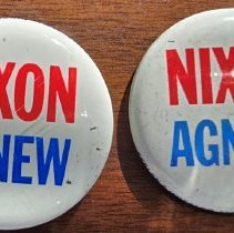 A.G. Gallien | Nixon - Agnew Campaign Buttons