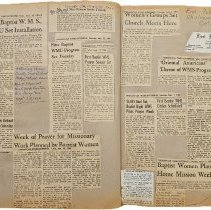 Women's Missionary Union | Scrapbook for 1955-1972