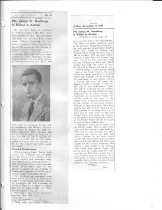 Newspaper article on Northrup pg. 11