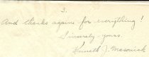 Kenneth J. Masonick Letter p. 52-c
