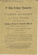 Ye Olde Folkes' Concerte