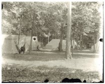 Tents on the bluff